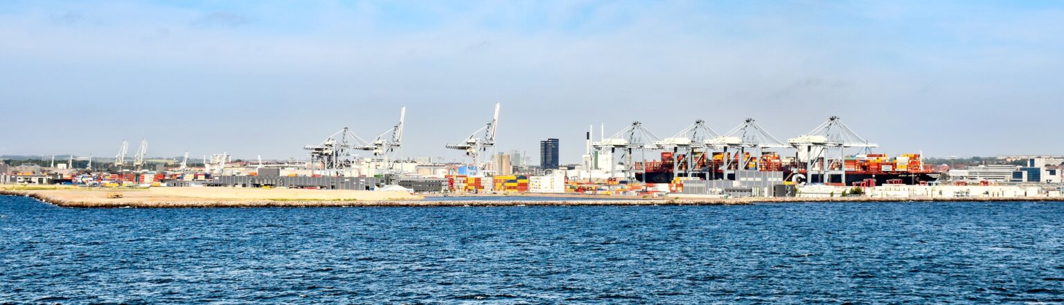 APM Containerterminal im Hafen von Aarhus (Dänemark)