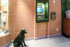 Geldautomat (ATM) auf der Color Fantasy von Color Line