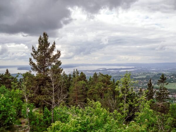 Kragstøtten-Aussichtspunkt in Oslo, Norwegen